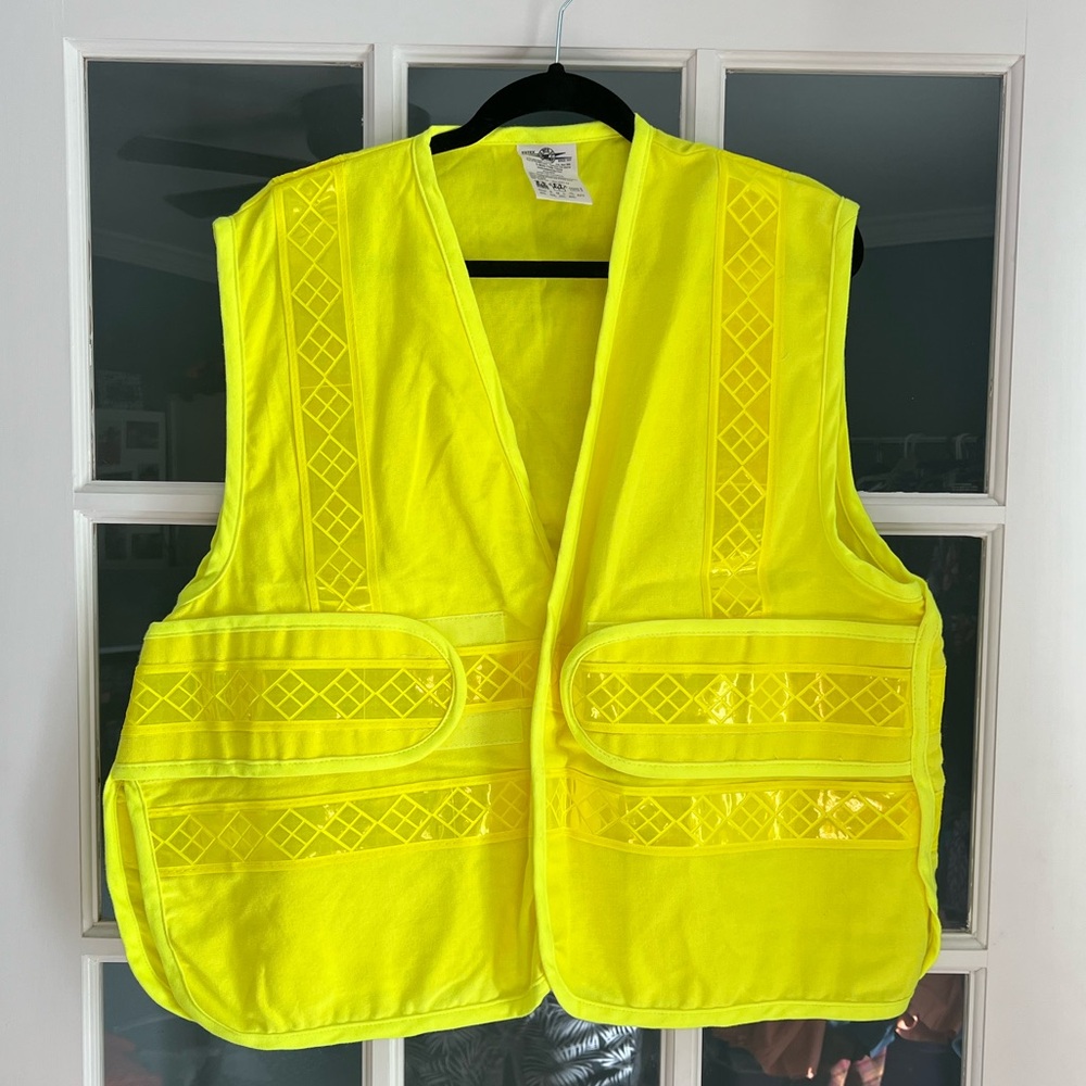 Yellow safety vest